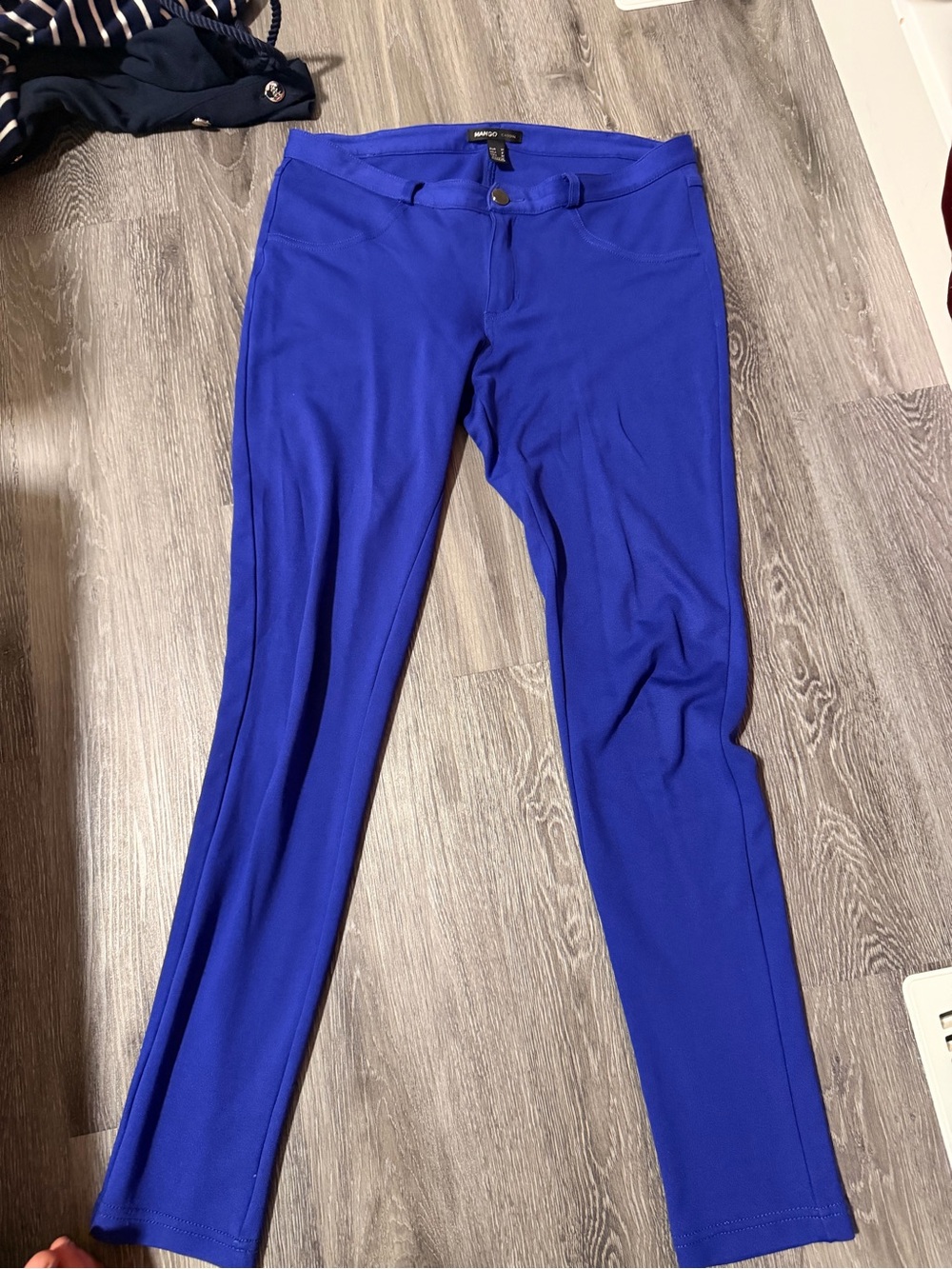 Mango women’s Club Royal Blue Slim Stretch Pants